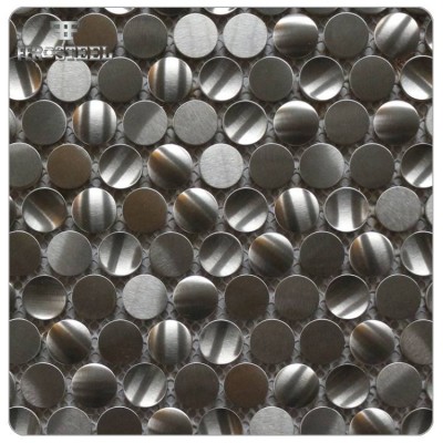 Silver Waterjet Mosaic Marble Hexagon Stainless Steel Mosaic Tile For Kitchen Backsplash,Wall Decoration