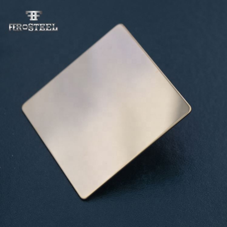 Titanium Gold Hairline Stainless Steel Sheet Pvd Coating Hl Brushed Stainless Steel Sheet